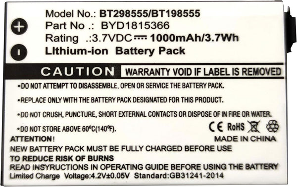 VM321 Battery Replacement for V-TECH BT298555 Baby BM1000 Digital Audio Baby Monitor Parent Unit