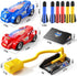 NIPLOOOW 2 6 3 4 5 6 7 8 Rocket Toy Car Launcher, Race Car and Foam Rockets, Outdoor Outside Backyard Toys for Boys