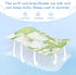 SyXIOP 28" 52" Fluorescent Green Floral Leaf Kids Cooling Baby Crib Mattress Cover x Breathable Crib Padding