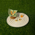 Miniature Food Dollhouse Accessories 9PCS Decor with 1:12 Scale Bread, Honey Basket, Picnic Cloth, and Flowers