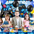 Video Game Birthday Party Decorations - 109Pcs Gamer Supplies for Boys Birthday Party, Happy Birthday Backdrop