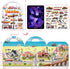 HitGoo 3-Pack 2-4 Reusable Sticker Books for Toddlers Years, Vehicles Truck, Animals & Farm Jelly Activity Stickers