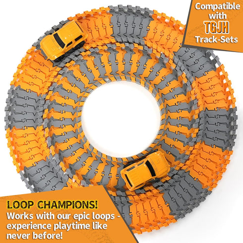 2-Pack 3 4 5 6 7 Set Construction Race Cars Accessories for Kids - Engineering Electric Toy Cars, Birthday Gifts