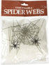 HALLOWEEN SPIDER WEBS & WEBBING - 3 Pack with Spiders for Decoration