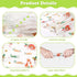 6 Pack 100% 20''x12'' 6 decalsweet Baby Burp Cloths Muslin Washcloths Muslin Burp Cloths Cotton Large Soft Layers Baby