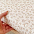 2 Pack, 100% Set 52"x28", BuLuTu Muslin Floral Print Crib Sheets Soft Breathable Cotton Neutral Fitted Sheets