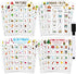 Hoolerry 12 Pcs Scavenger Hunt Game for Kids and Family - 24 Themed Cards with Dry Erase Marker for Outdoor Fun