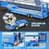 VijiSuki Set Die-cast Semi Truck Toys w/Semi Truck, Pickup, Racing Car, Alloy Engineering Transport Vehicles Toys