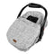 JJ Cole Winter Baby Car Seat Cover with Warm Sherpa Lining for Baby Seat or Stroller - Cuddly Gray