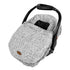 JJ Cole Winter Baby Car Seat Cover with Warm Sherpa Lining for Baby Seat or Stroller - Cuddly Gray