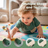 Arudyo Baby Teething Toys Silicone Car Teether for Baby BPA Free Sensory Chew Toy (Green)