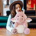 Little Flying Dragon, Cute Stuffed Animal Plush Toy, Adorable Soft Dragons Gift for Kids (Pink, 7.87in)