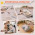 Floor,71x59 Inch Baby Play Mat for Soft Padding Crawling Mat for Playpen, Foldable and Machine Washable, Thick