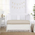 Sweet Jojo Designs Boho Fringe Ivory Boy or Girl Baby Crib Bed Skirt Nursery Dust Ruffle - Solid Neutral Cream Off