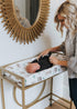 Copper Pearl Premium Knit Changing Pad Cover, Soft and Stylish, Universal Fit for Standard Diaper Changing Pads
