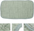 HAMPPLIES 6-Layer Set 2550cm 6pcs Cotton Muslin Burp Cloths and Washcloths for Newborns, Dark Green, Soft Absorbent