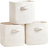 RUNKA Storage Cube Baskets - 3 Pack - 11 inch Square Baskets