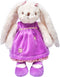 Dilly dudu 2020 Holiday Plush Bunny Rabbit Stuffed Animal, Soft Toys, Cuddly Dolls, 12-Inch (Purple)