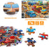 Puzzles,48 3-5,Children 4-8 Jumbo Floor Puzzle for Kids,Construction Site Jigsaw Large Piece Construction Vehicle