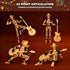 T13 (Dummy 13 13), Skullstrummer 3D Action Figure / Titan - Printed Poseable Robot with Accessories for Stop Motion