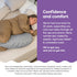 Boppy Cuddle Pregnancy Pillow - Compact Ergonomic Maternity Pillow, Versatile Support, Great Side Sleeper Pillow