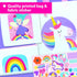3 5-10 KRAFUN DIY Bag Decorating Kit for Girls - Create Custom Unicorn & Fairy Bags - No-Sew Mess-Free Crafts