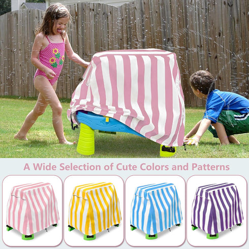 Kids Water Table Cover for Step 2 - Outdoor Water Table Toys Cover for Toddlers 1-3, Cute Colors and Patterns