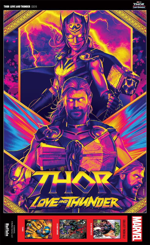 Buffalo Games - Marvel - Thor Love and Thunder - 500 Piece Jigsaw Puzzle for Adults, Perfect for Game Nights