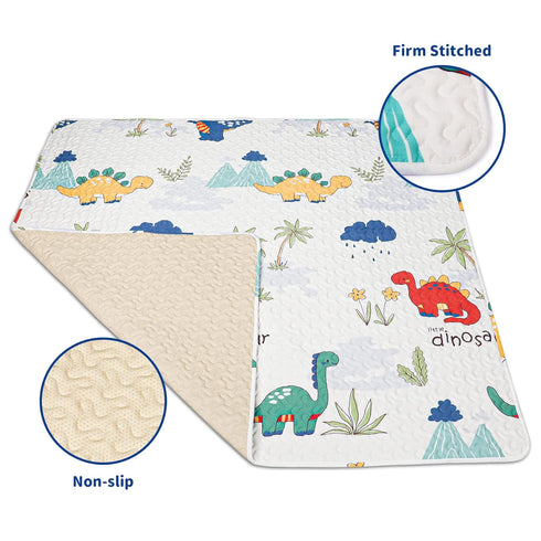 50"x50" Baby Play Mat for Playpen, Machine Washable Kids Mat, Cotton,Foldable Crawling Mat for Floor,One-Piece Crawling