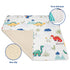 50"x50" Baby Play Mat for Playpen, Machine Washable Kids Mat, Cotton,Foldable Crawling Mat for Floor,One-Piece Crawling