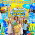 Daidle 153Pcs Setup Sponge Birthday Decorations Kit - Under the Sea Party Supplies with Balloon Arch, Backdrop & Video