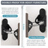 Furniture Wall Anchors (2 Pack), Anti Tip Furniture Straps for Baby Proofing, Metal Earthquake Straps