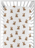 Sweet Jojo Designs Fitted Baby Crib Sheets (Boho Teddy Bear) for Boys