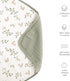 100% 40"x36"Rabbit Konssy Muslin Baby Blankets for Girls Boys, Cotton Crib Blanket for Baby Infant Toddler, Super Soft