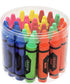 Lot of 36 Assorted Color Crayon Shaped Erasers