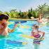 4-Pack Water Blaster Soaker Guns Set, 15'' Water Guns with Plastic Handle for Outdoor Summer Fun