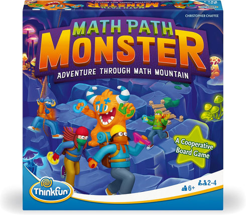ThinkFun Math Path Monster - Engaging Cooperative Board Game | Enhances Math Skills for Kids and Adults
