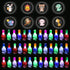 Seeiuua 36Pcs Easter Eggs with LED Finger Lights Glow In The Dark Easter Eggs Rings for Kids Toddler