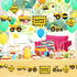 Blulu 30 Pieces Construction Zone Birthday Party Supplies Hanging Swirl Decorations, Traffic Theme Streamers for Kids
