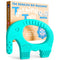 Teething Ring for Babies 0-6 Months - 5X Pain Relief Smart Teether, Cute Infant Chew Toy