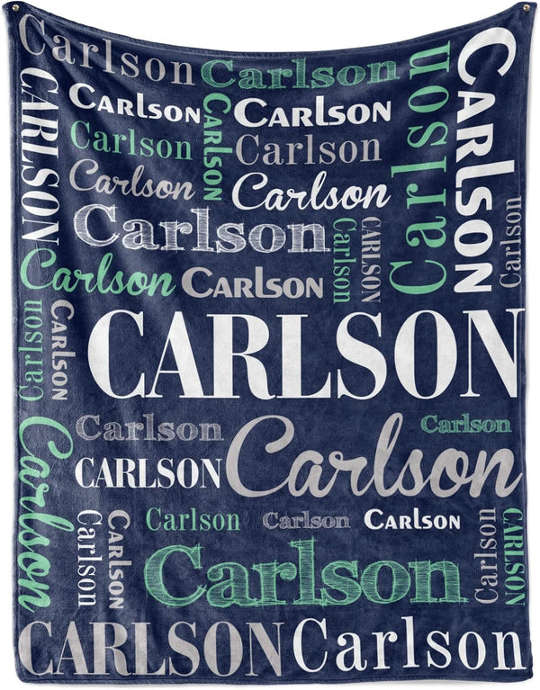 Ship Next Day, Personalized Baby Blankets for Baby Boys Girls, Kids Custom