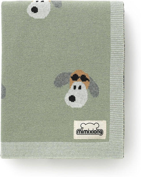mimixiong Baby Blanket Cotton Neutral Receiving Stroller Quilt Blanket for Shower Gift