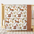 Buerhanerry 30"x40" Western Cowboy Baby Blanket for Boys, Horse Theme Toddler Soft Minky Blanket with Double Layer