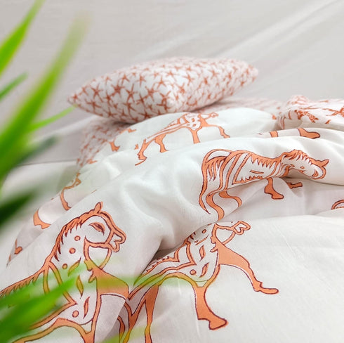 Set 3 Trade Star Beautiful Baby Crib Bedding with Yard Super Soft Natural Dies Cotton Fabric for Baby Room Decor