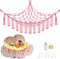 CERETIA Stuffed Animal Hammock with LED Light, Large Stuffed Animals Storage Corner Plushie