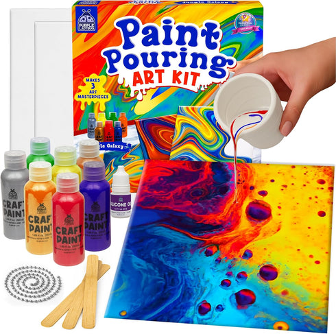 Paint Pouring Art Kids Painting Kit - Art and Crafts for Kids