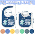 7-Pack Cotton Waterproof Baby Bibs - Perfect for Feeding