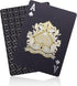 WJPC Black Diamond Premium PVC Waterproof Poker Playing Cards - Cool Deck for Party and Game