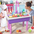 Electric Dishwasher Play Kitchen Sink Toys with Running Water, Play Food & Tableware Accessories for Toddlers Kids