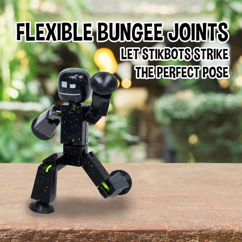 Pack 1 4 Zing StikBot Single - Includes StikBot - Collectible Action Figures and Accessories, Stop Motion Animation